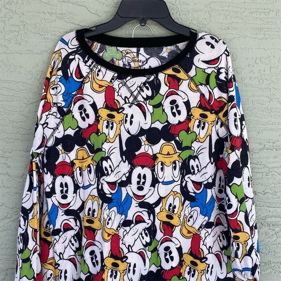 Disney Pajama Set Size 12-14 Mickey Mouse & Friends Long Sleeve - Picture 11 of 11